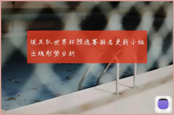 埃及队世界杯预选赛排名更新小组出线形势分析